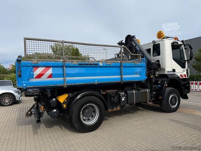 Damperli kamyon IVECO Trakker 330 4x4 Meiller Kipper+Hiab 088B-2 Funk