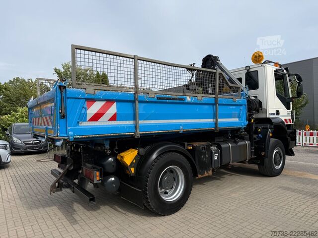 Damperli kamyon IVECO Trakker 330 4x4 Meiller Kipper+Hiab 088B-2 Funk