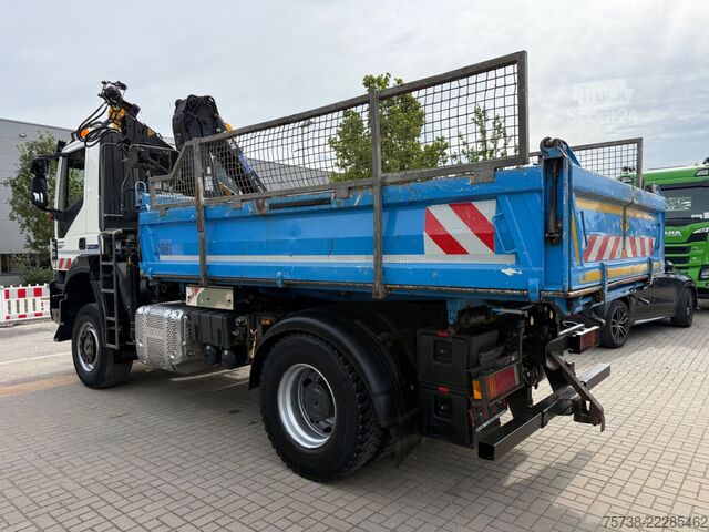 Damperli kamyon IVECO Trakker 330 4x4 Meiller Kipper+Hiab 088B-2 Funk