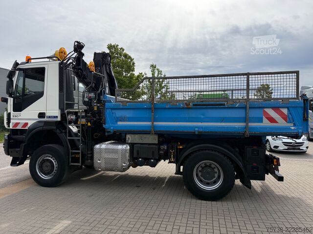 Damperli kamyon IVECO Trakker 330 4x4 Meiller Kipper+Hiab 088B-2 Funk