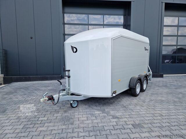 Motorradanhänger Cheval Liberté C700 aerodynamischer Koffer Pullman Fahrwerk 100km/H