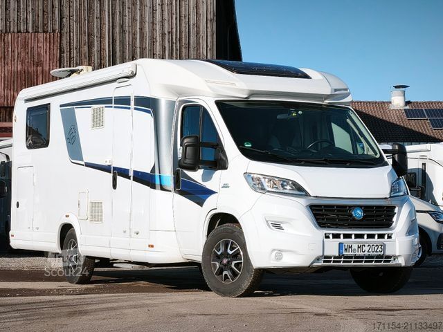 Polointegrovaný karavan KNAUS Sky-Ti 700 MEG Hydrauliche Hubstützen, Einzellb