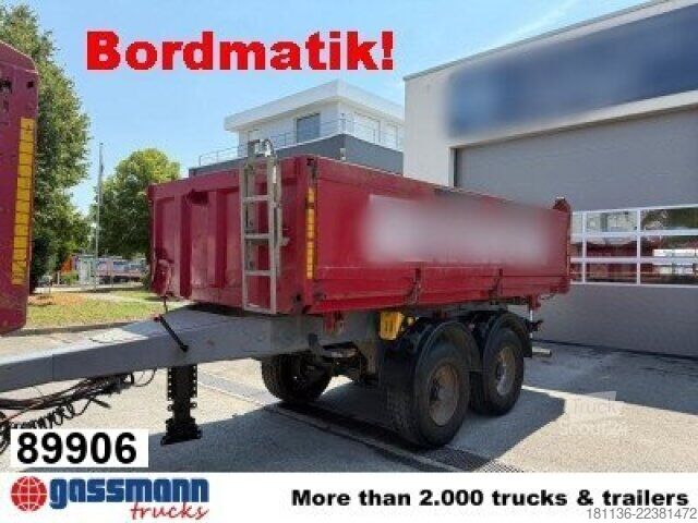 Three-way tipper trailer Meiller MZDA 18 B, Bordmatik, Stahlbordwände, ca. 9m³