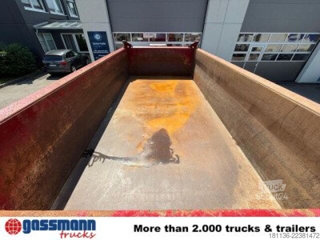 Three-way tipper trailer Meiller MZDA 18 B, Bordmatik, Stahlbordwände, ca. 9m³