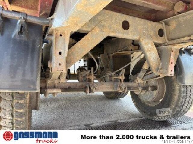 Three-way tipper trailer Meiller MZDA 18 B, Bordmatik, Stahlbordwände, ca. 9m³
