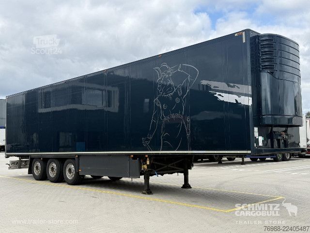 شبه مقطورة مبردة Schmitz Cargobull Tiefkühler Standard Doppelstock Ladebordwand