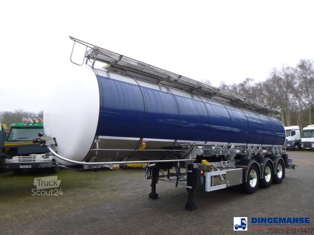 Tank L.A.G. Chemical tank inox L4BH 32.5 m3 / 3 comp