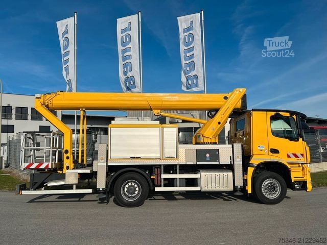 Teherautóra szerelt munkaállvány MERCEDES-BENZ Arocs/ Ruthmann T 330 / 33 m / Top Zustand