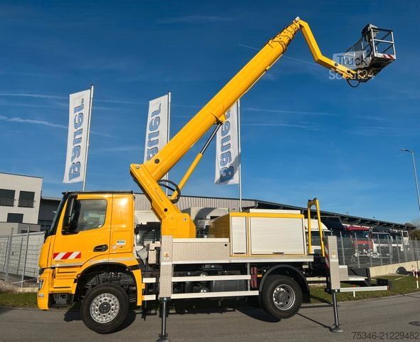 Teherautóra szerelt munkaállvány MERCEDES-BENZ Arocs/ Ruthmann T 330 / 33 m / Top Zustand