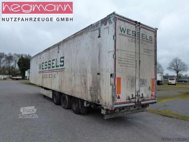 Semi-remorque à plancher roulant H&W HWDKSS38, Walkingfloor 96 m³, deutsches Fahrzeug