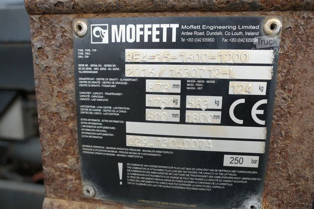 Čelni viličar MOFFETT M4 20.4, Mitnahmestapler,3.660mm Hubhöhe, 2.0to.
