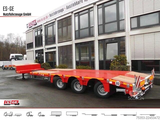 Reboque de plataforma rebaixada FAYMONVILLE MAX Trailer MAX110 Semi-Tieflader