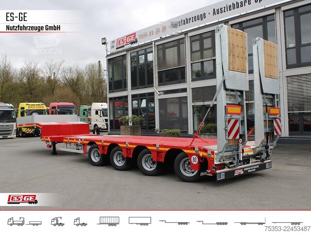 Reboque de plataforma rebaixada FAYMONVILLE MAX Trailer MAX110 Semi-Tieflader