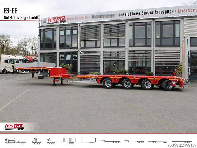 Reboque de plataforma rebaixada FAYMONVILLE MAX Trailer MAX110 Semi-Tieflader