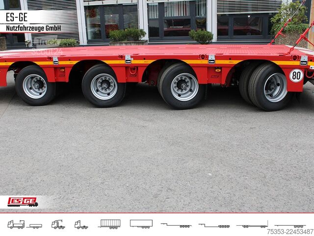 Reboque de plataforma rebaixada FAYMONVILLE MAX Trailer MAX110 Semi-Tieflader
