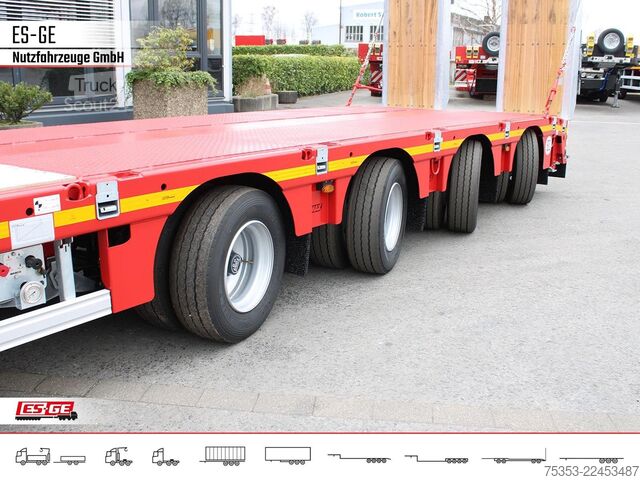 Reboque de plataforma rebaixada FAYMONVILLE MAX Trailer MAX110 Semi-Tieflader