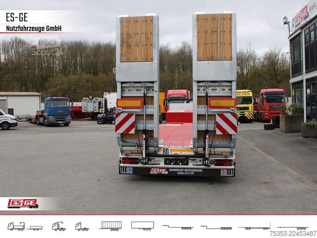 Reboque de plataforma rebaixada FAYMONVILLE MAX Trailer MAX110 Semi-Tieflader