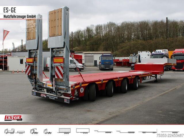 Reboque de plataforma rebaixada FAYMONVILLE MAX Trailer MAX110 Semi-Tieflader