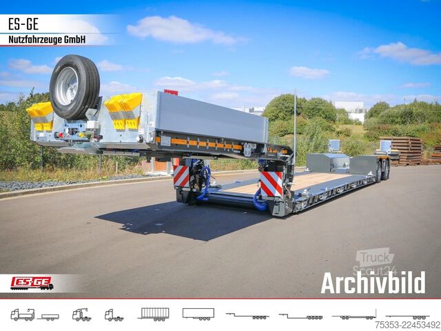 Reboque de plataforma rebaixada FAYMONVILLE MAX Trailer MAX510 Tiefbett 2x12 t PA
