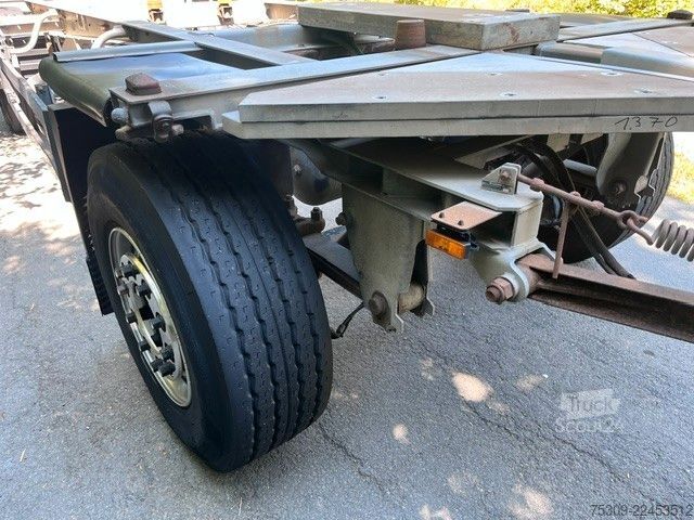 Reboque de chassis intercambiável SCHMITZ CARGOBULL BDF AFW 18 vollverzinkt-Mitnahmestapler TÜV NEU