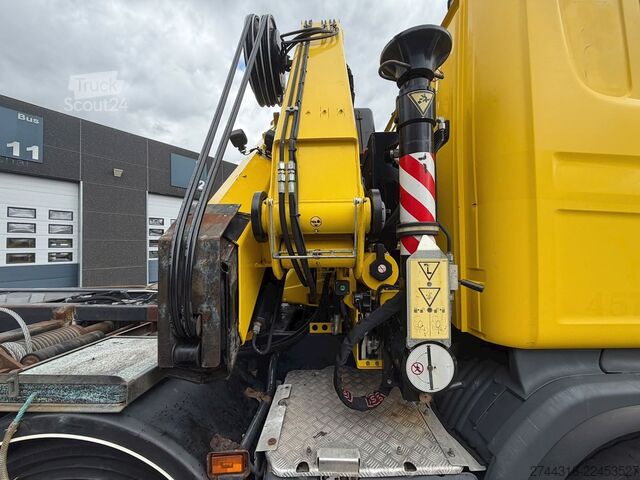Autocamion cu cârlig pentru containere SCANIA G480 8X2-6 Fassi bj. 2022