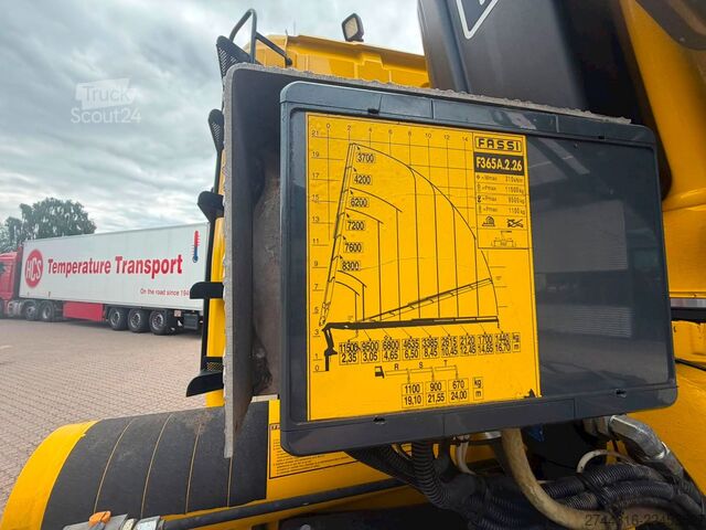 Autocamion cu cârlig pentru containere SCANIA G480 8X2-6 Fassi bj. 2022