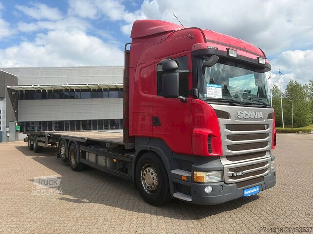 Maināms virsbūves kravas automobilis SCANIA R480 6X2 med kelberg