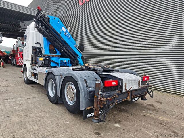 Darus teherautó Scania R490 6x2 HMF 4020-K8 Winch