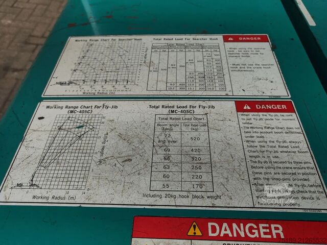 Mobilkran Maeda MC 405 CRME Jib