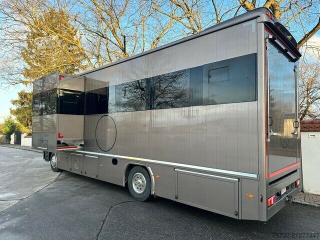 Viehtransporter LKW Mercedes-Benz Atego 1327 4-5 Pferde Popout,Autom.,Euro6, WoMo