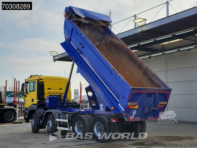 Benne MAN TGS 35.420 8X4 15m3 CIF Bennes tipper Steel Sus...