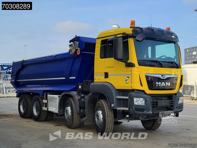 Benne MAN TGS 35.420 8X4 15m3 CIF Bennes tipper Steel Sus...