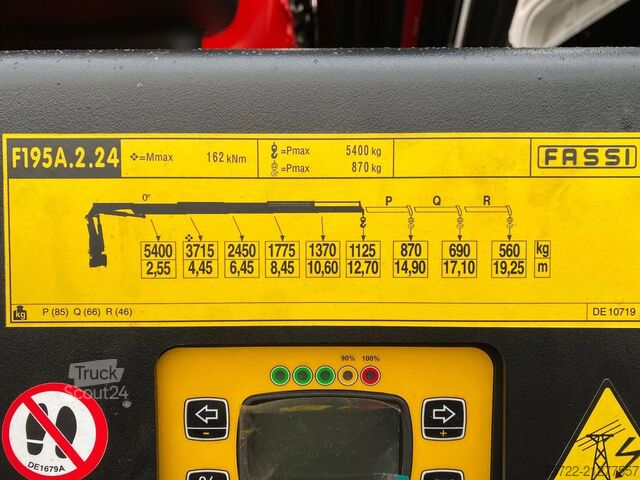 3-Seiten-Kipper MAN TGS 28.480 6x4-4 Krankipper Fassi F195A.2.24