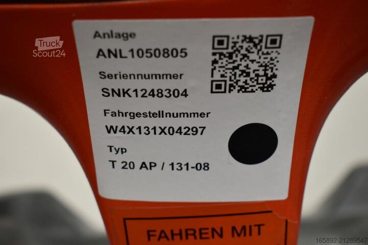Niederhubwagen mit Fahrerstand Linde T 20 AP 131-08
