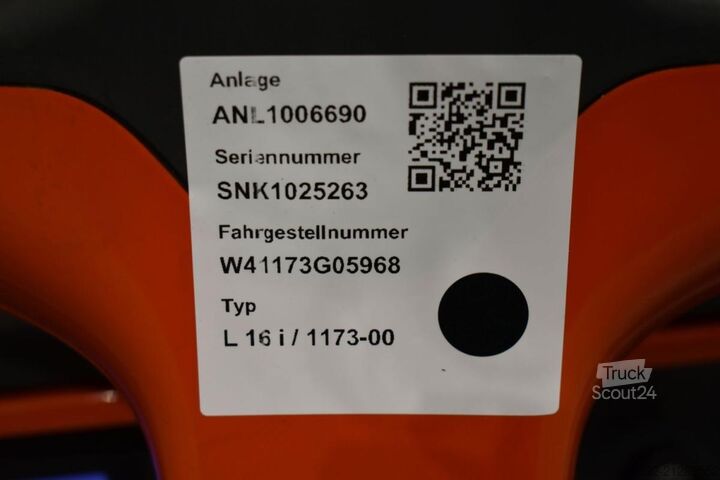 Manuālā krautuva Linde L 16 i 1173