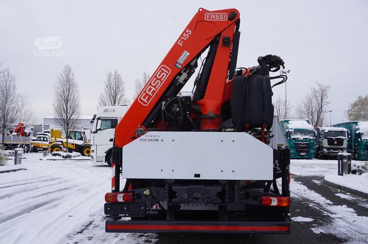 Burtowy z HDS Mercedes-Benz Arocs 2633 flatbed truck / Crane FASSI