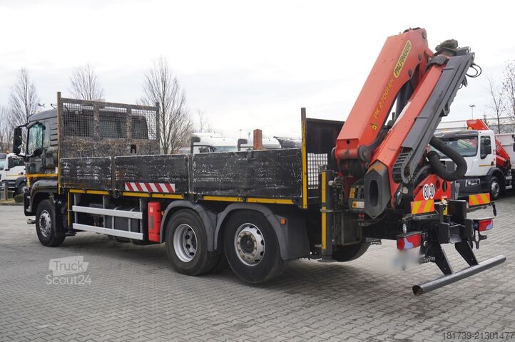 Burtowy z HDS MAN TGS 26.460 6x2 E6 / Palfinger 27001-EH B