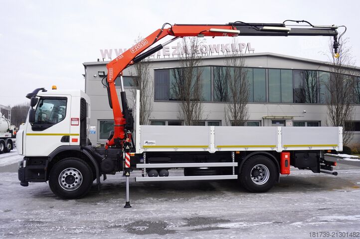 Burtowy z HDS Renault RENAULT C280 DTI 8 / FASSI crane 8 m