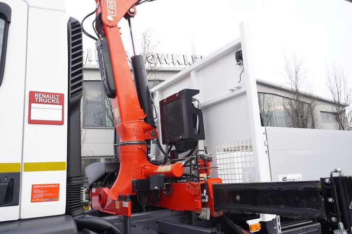 Burtowy z HDS Renault RENAULT C280 DTI 8 / FASSI crane 8 m