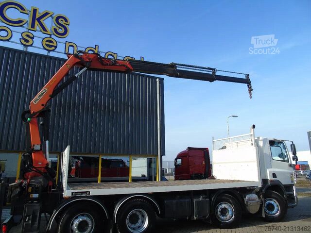 Vinç kamyonu DAF CF 85.410 + 8X2 + PALFINGER 16002 +EURO 5 + REMOTE