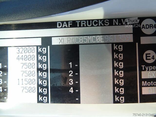 Autogru DAF CF 85.410 + 8X2 + PALFINGER 16002 +EURO 5 + REMOTE