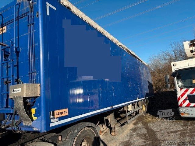 Semirremolque con piso móvil LEGRAS Walkingfloor Hydraulische Heckklappe