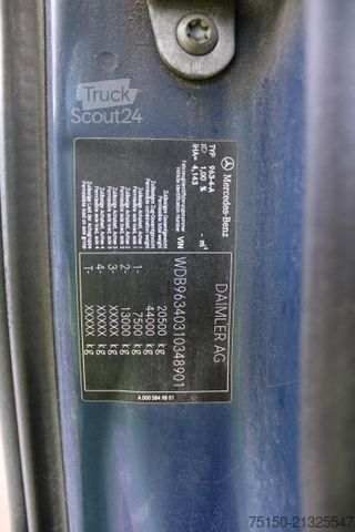 Cap tractor standard MERCEDES-BENZ 1848 4x2 BL - Kipphydraulik - Nr: 901