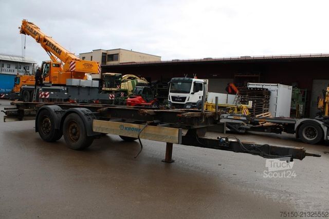 Priklopnik z menjalnim šasijem KRONE ZZ - Nr.: 363