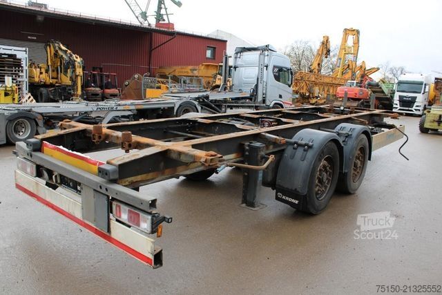 Priklopnik z menjalnim šasijem KRONE ZZ - Nr.: 363