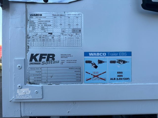 Skříňový přívěs  KFB Jessen  Iso Kofferanhänger durchladbar LBW 2