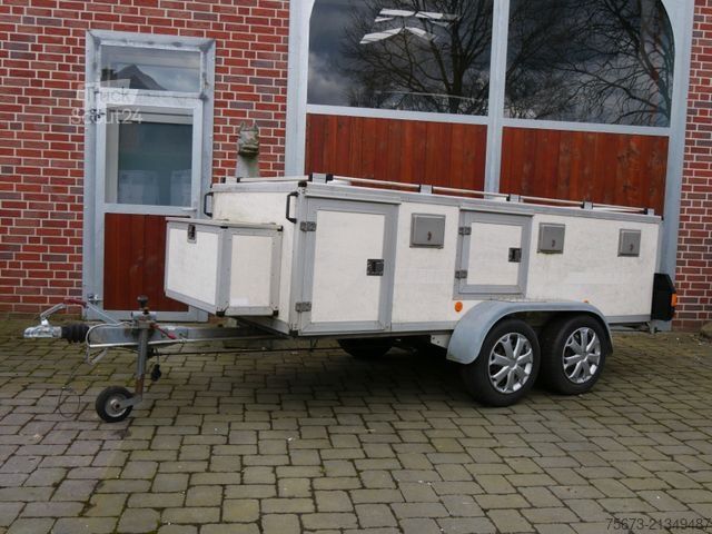 Prikolica za prevoz konj  Hundeanhänger 6 Hunde WT Metall