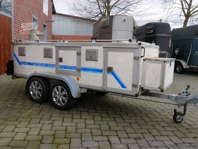 Prikolica za prevoz konj  Hundeanhänger 6 Hunde WT Metall