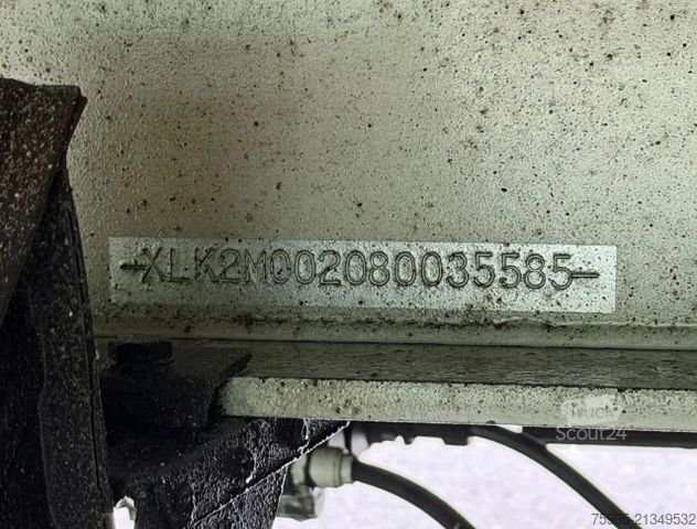 Remorque frigorifique Burg VAN BEUREN ISOLATED BOX SIDE DOORS TRS COOL