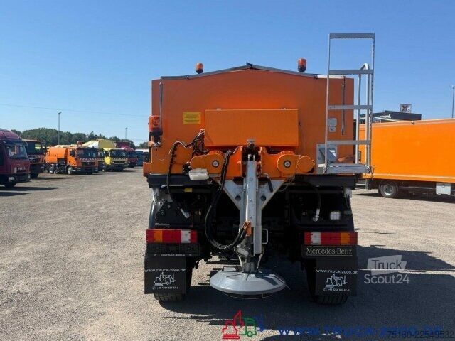 Tristrani prekucnik Unimog U400 238PS Winterdienst + Streuer + 3m Schild